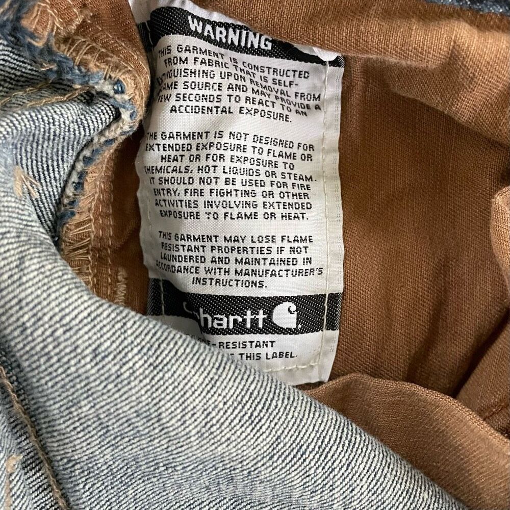 Carhartt Flame Resistant Jeans Traditional Fit 32 x 29 - Picture 9 of 10